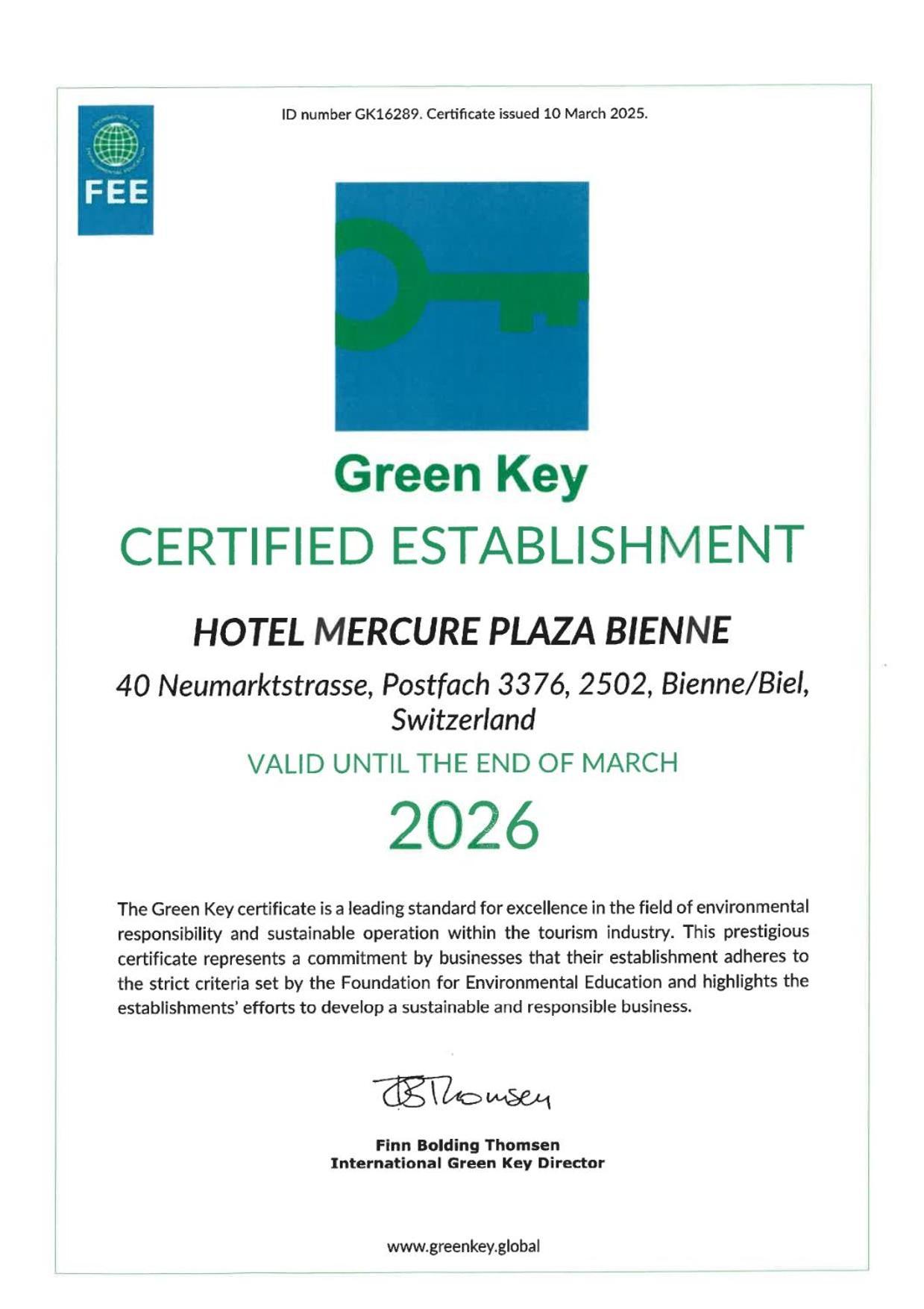 Mercure Μπίελ/Μπιένε Εξωτερικό φωτογραφία